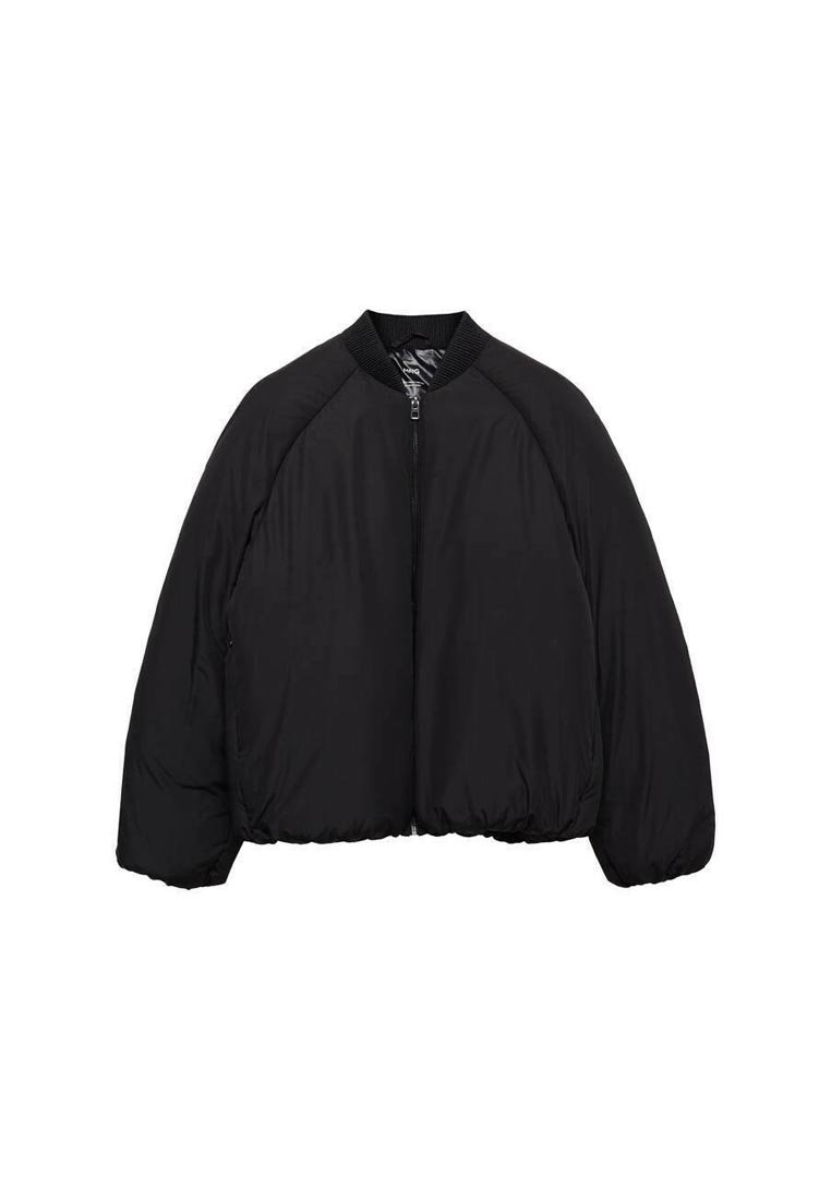 Mango Winterjas zwart