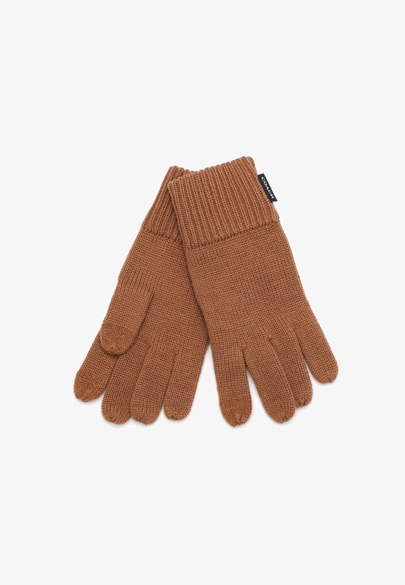 COACH PATCH - Gants - dark beige
