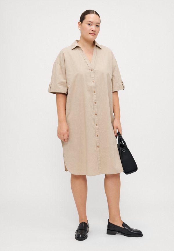 CARCOCO - Shirt dress - feather gray4