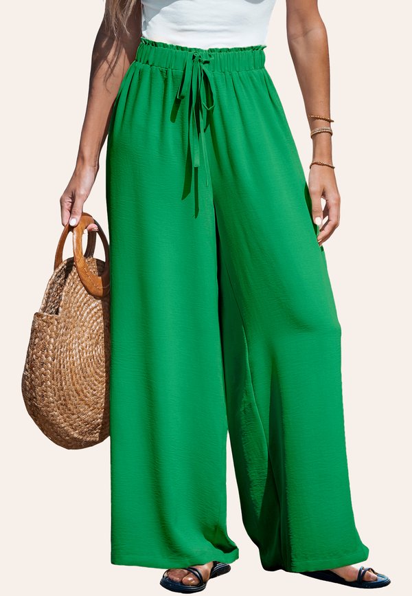 WIDE LEG - Stoffhose