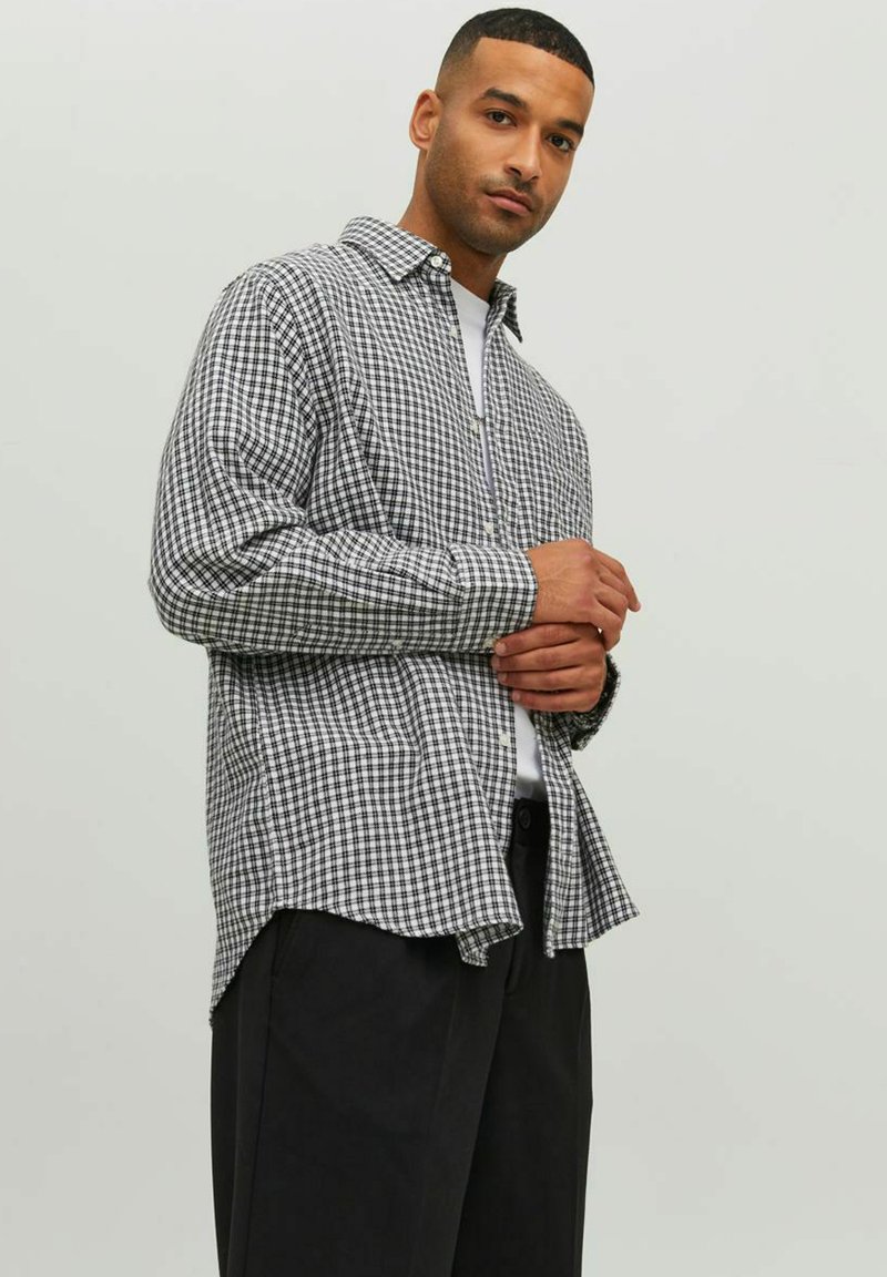 Jack & Jones KARIERTE - Košile - black