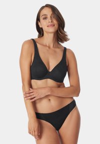 Schiesser 2-PACK AIR BLICKDICHTE - Slip - maple schwarz