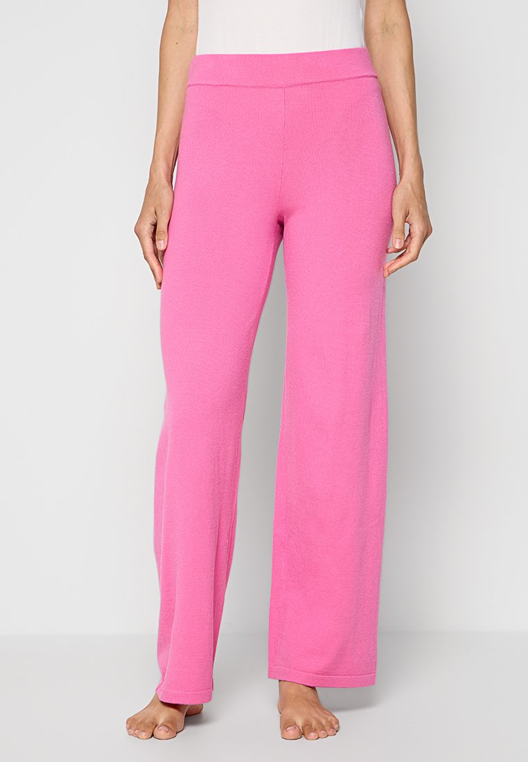 Lascana Pyjamabroek donkerroze Lascana Pyjamabroek donkerroze