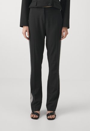 PERLE PANTALONE - Trousers - black