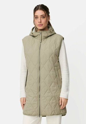 LANGE MIT KAPUZE - Weste - sage