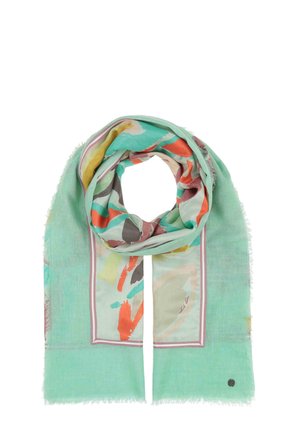 PATCHWORK FLORAL STOLA - Schal - powder mint