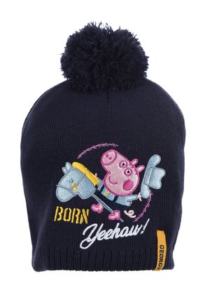 WINTER SET BOBBLE HAT GLOVES - Fingerhandschuh - blau