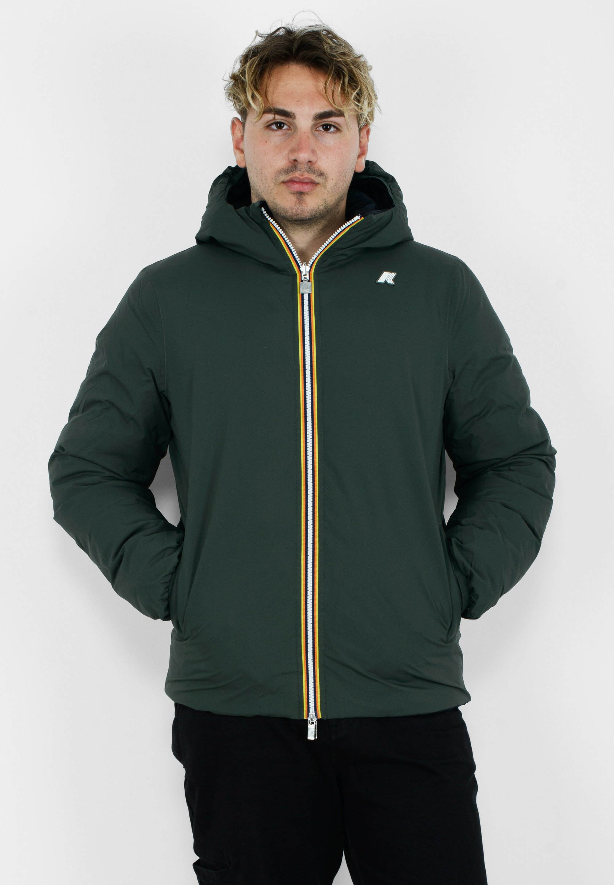 K-Way - Le Vrai 3 Claude Chaqueta con capucha y cremallera K3118TW