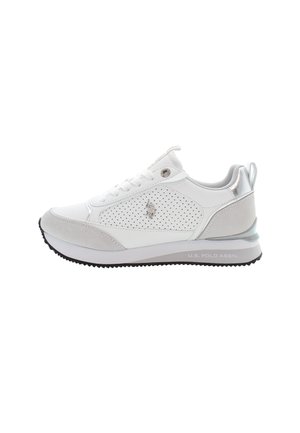 FRISBY - Sneakers laag - white light grey silver