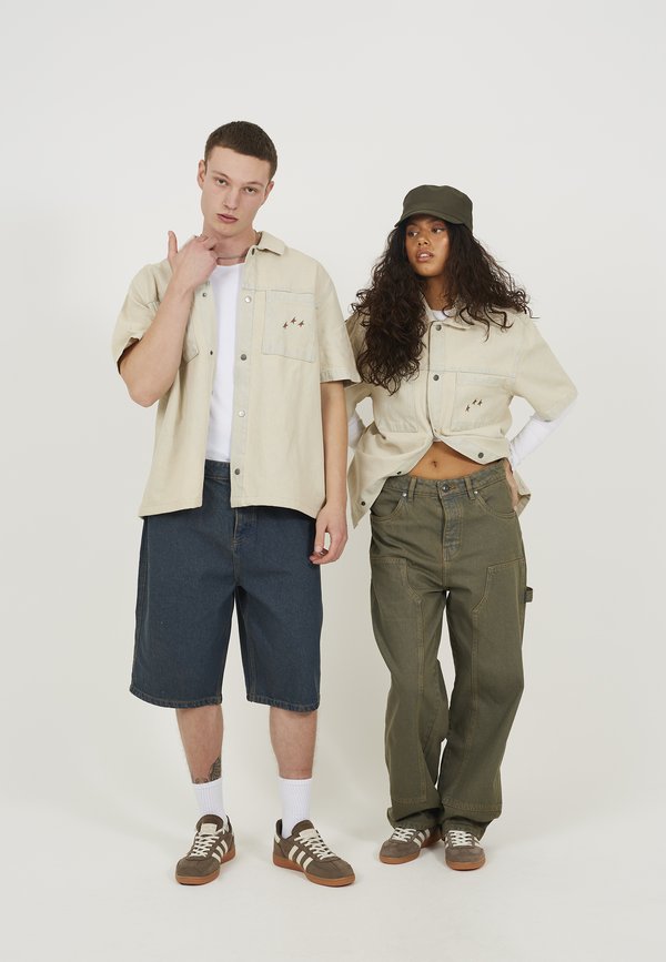 UNISEX - Denim jacket - cream2