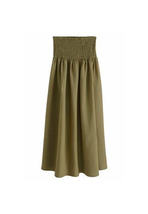 Next REGULAR FIT - DROP WAIST - Jupe longue - boho khaki green