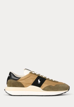 Polo Ralph Lauren TRAIN 89 SUEDE & OXFORD SNEAKER UNISEX - Tossud - olive/khaki/black