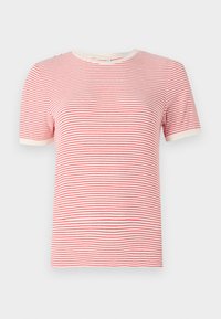 ONLTINE O NECK  - Majica kratkih rukava s printom - cloud dancer/high risk red