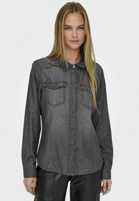ONLY ONLALEXA SHIRT ANA - Overhemdblouse - medium grey denim