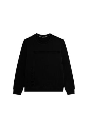 Freddy FELPA GIROCOLLO CON STAMPA “TRAINING” TONO SU TONO - Sudadera - black