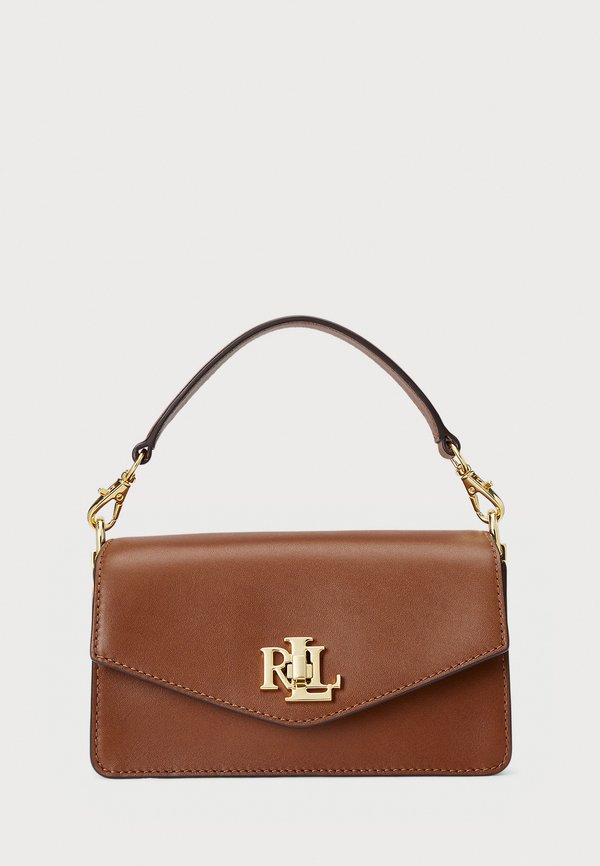 LEATHER SMALL TAYLER CROSSBODY BAG - Cross body bag - tan
