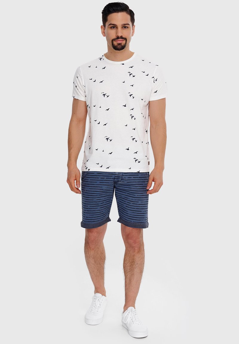 INDICODE JEANS Shorts blauw