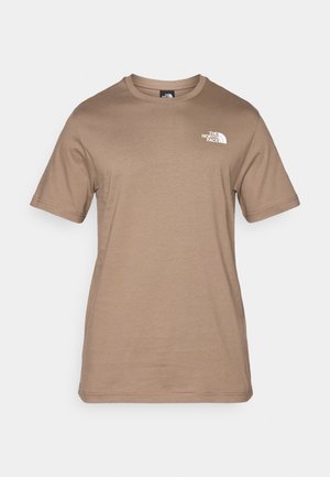 The North Face BOX - Print T-shirt - mocha brown/mushroom grey