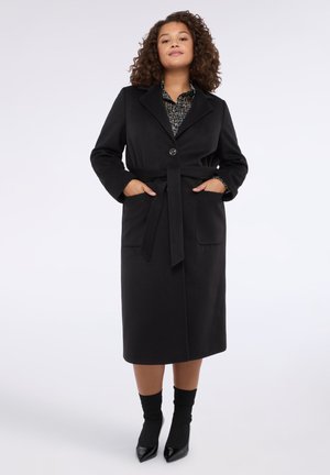 CON CINTURA - Trenchcoat - nero