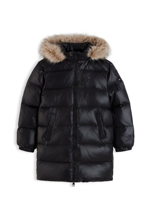 Tommy Hilfiger, ESSENTIAL LONGLINE FAUX FUR DOWN JACKET - Пухено палто - black
