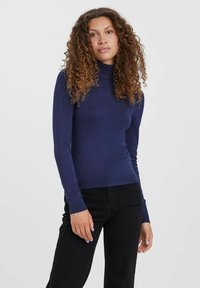 Vero Moda VMGLORY ROLLNECK  - Maglione - navy blazer