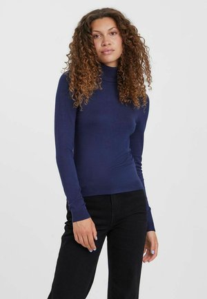 Vero Moda VMGLORY ROLLNECK - Pulover - navy blazer
