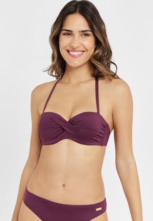 BANDEAUTOP LAS SIMP - Bikini-Top - bordeaux