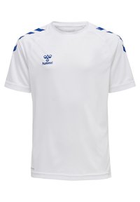 Hummel - XK CORE - Sports T-shirts - white true blue Miniaturebillede 1