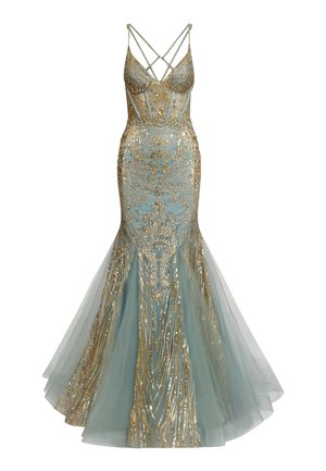 Kraimod, KRAIMOD ABENDKLEID - Ballkleid - turquoise-gold