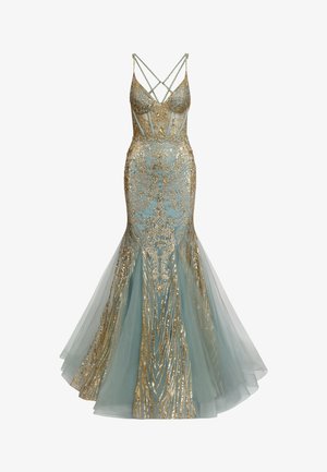 Kraimod, KRAIMOD ABENDKLEID - Ballkleid - turquoise-gold