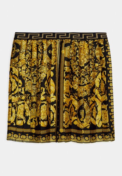 Versace SKIRT BAROCCO KIDS - Minirok - nero/oro