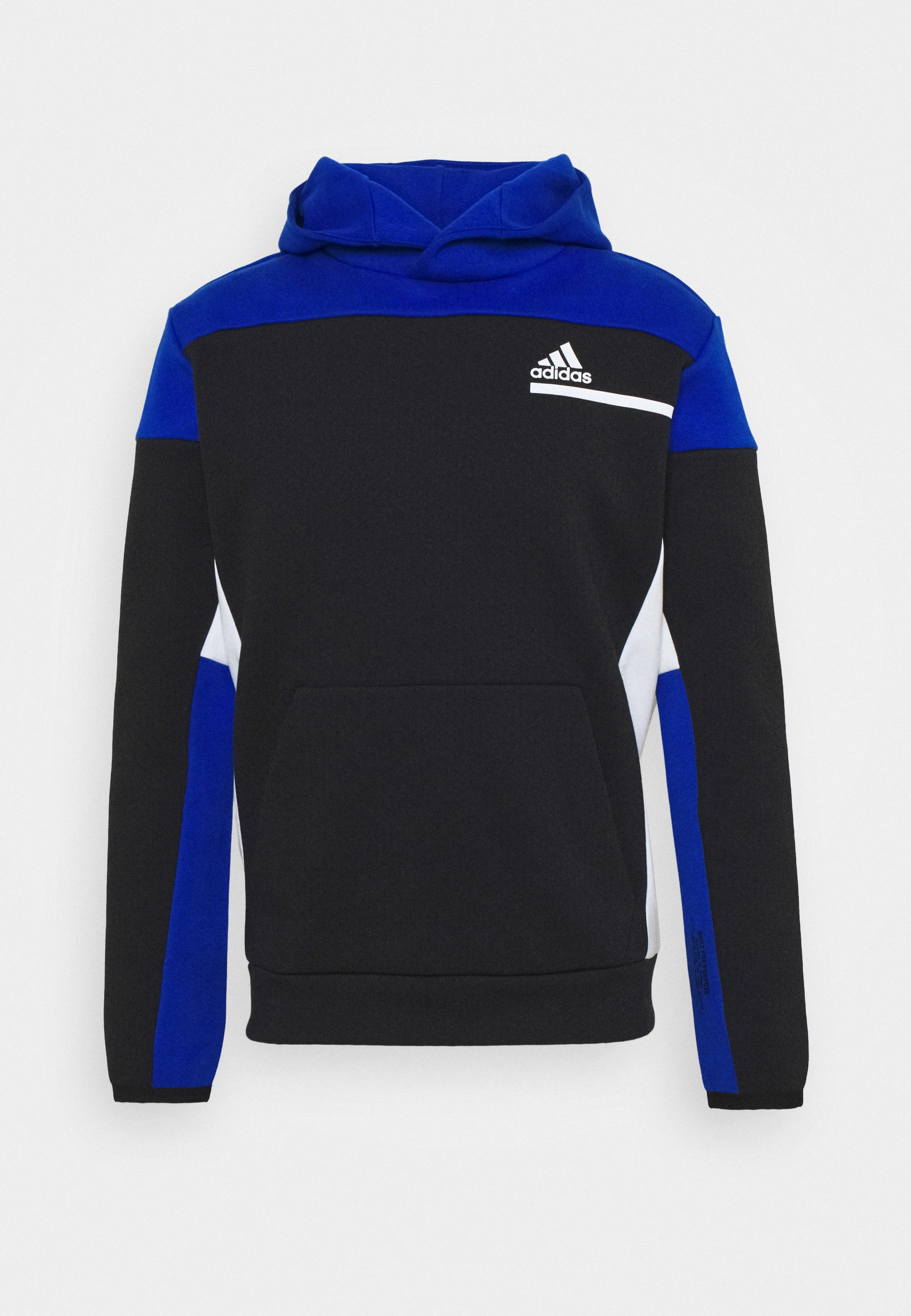 black and royal blue hoodie