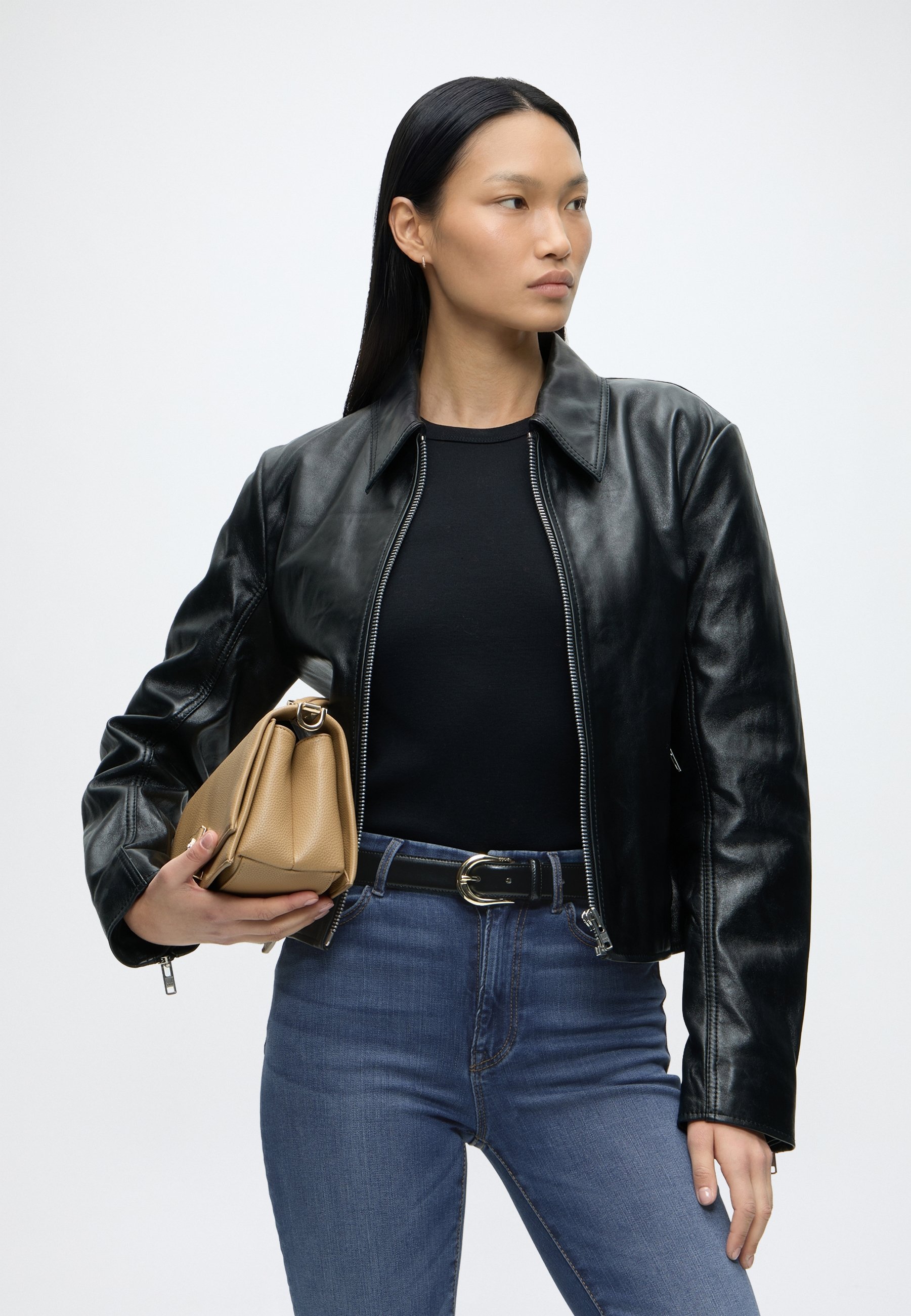 Lindex MIRA - Platėjantys džinsai - denim blue/mėlynų džinsų