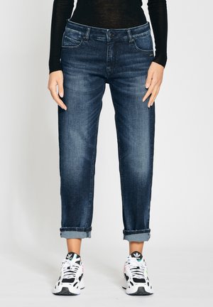 Gang BOYFRIEND NADIA CROPPED - Jeans Tapered Fit - midnight wash