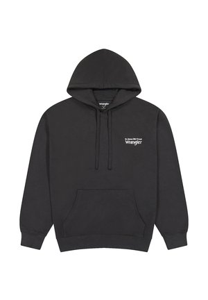 Wrangler HOODIE - Hoodie - faded black