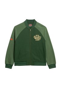 Superdry & Co COLLEGE GRAPHIC - Sudadera con cremallera - forest green