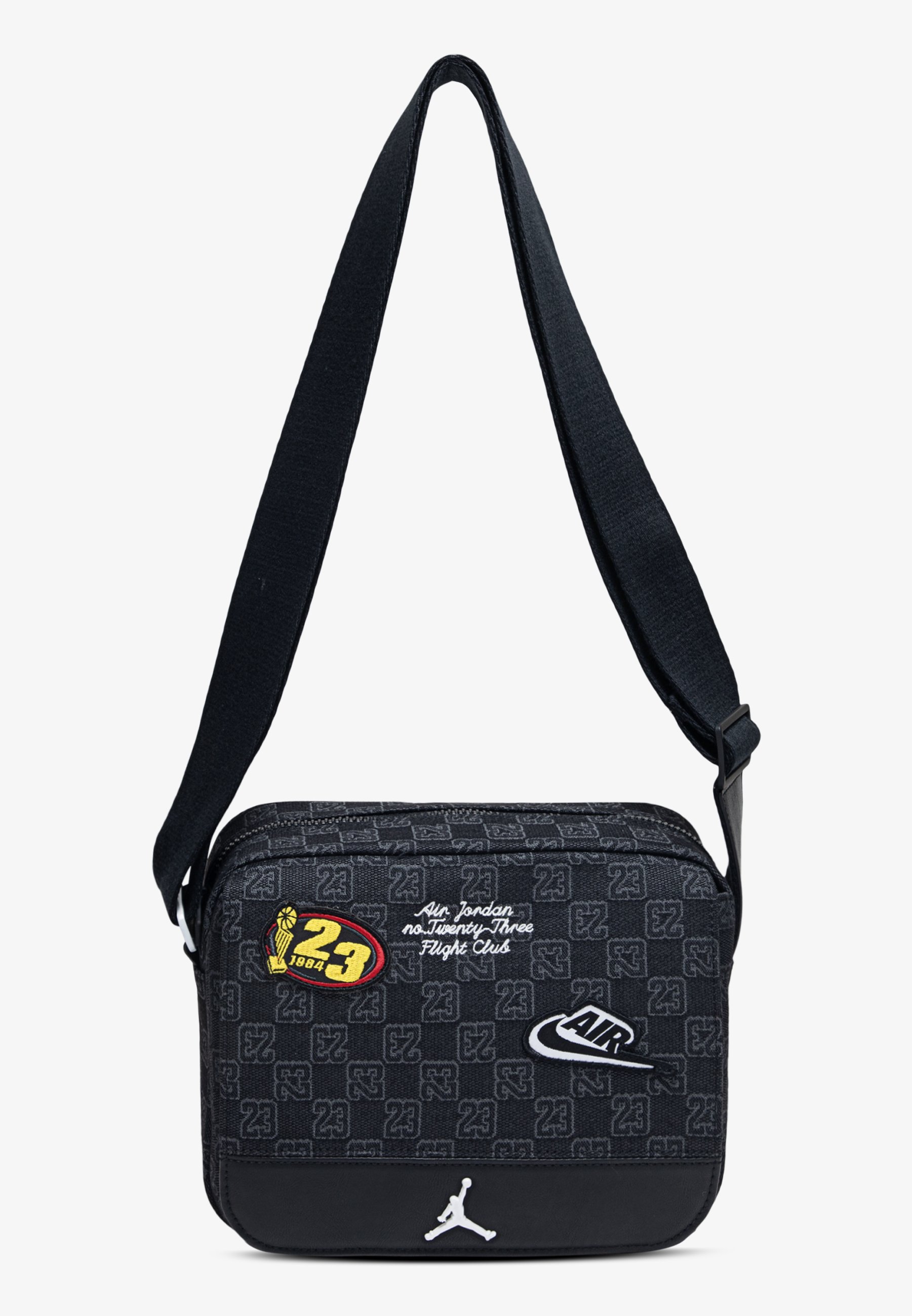 Jordan JAM MONOGRAM MESSENGER - Cross body bag - black - Zalando.co.uk