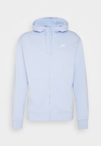 Nike Sportswear M CLUB HOODIE FZ BB - Camisola com fecho - light marine
