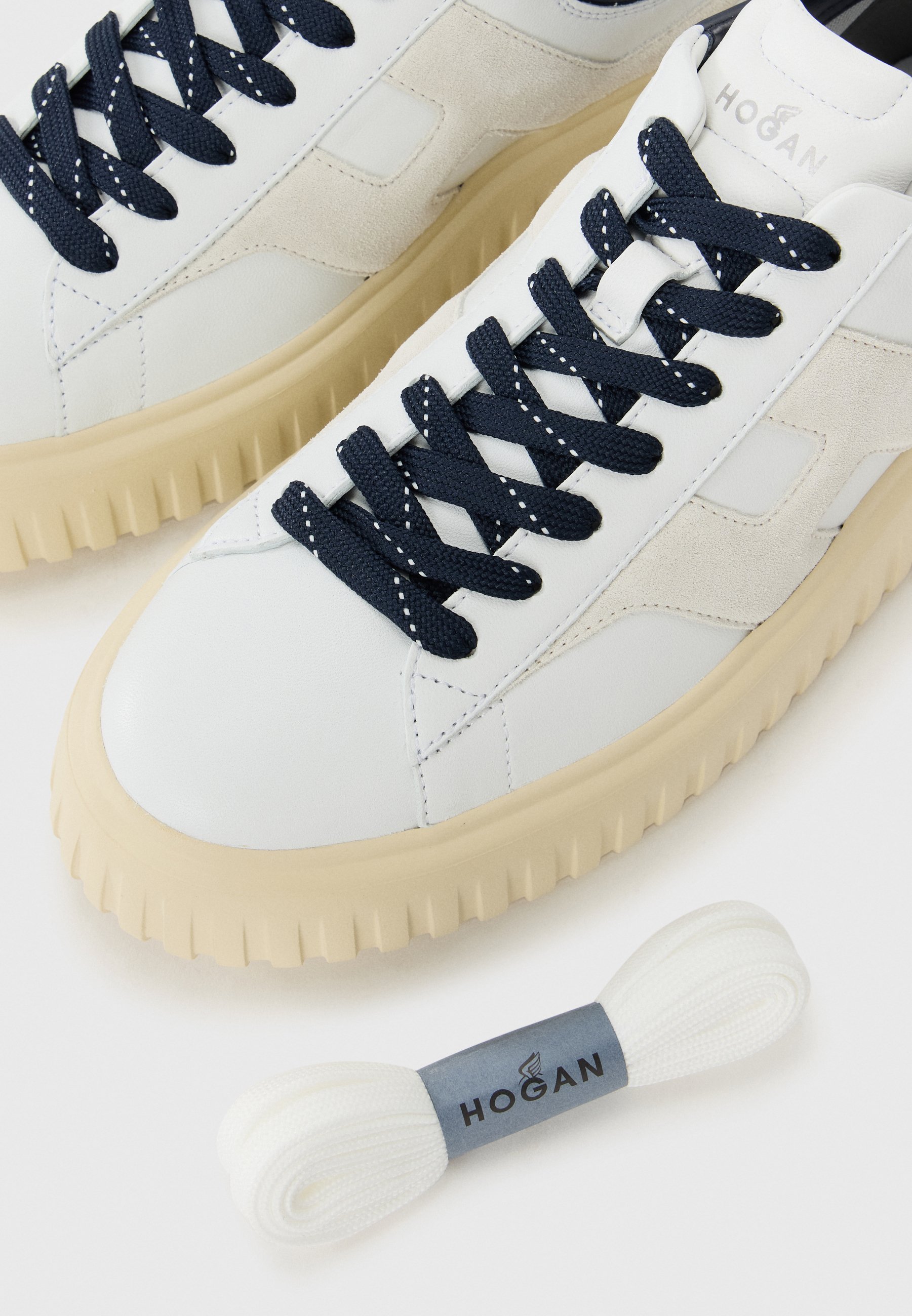 HOGAN H STRIPES - Sneakersy niskie/niebieski - Zalando.pl