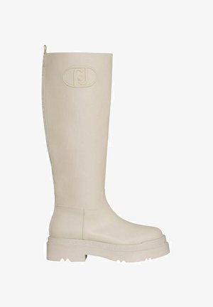 LIU JO Stivali con plateau - avorio