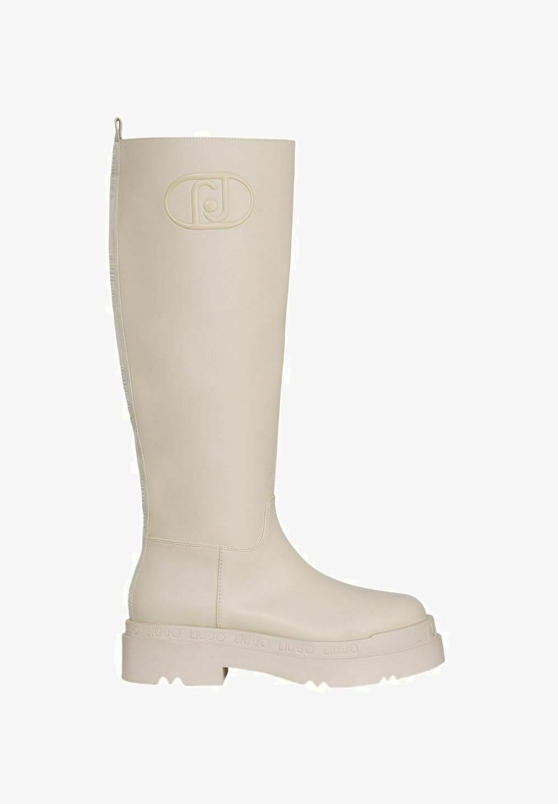 LIU JO Stivali con plateau - avorio