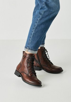 Tamaris, Bottines à lacets - cognac