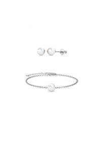 MYC Paris PARURE FULL MOON PEARL SET - Orecchini - argenté couleur / cristal