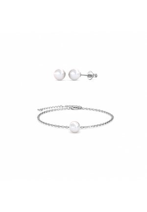PARURE FULL MOON PEARL SET - Oorbellen - argenté couleur / cristal