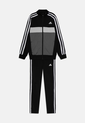 adidas Performance ESSENTIALS 3-STRIPES TIBERIO TRACK SUIT - Survêtement - black/grey five/grey one/white