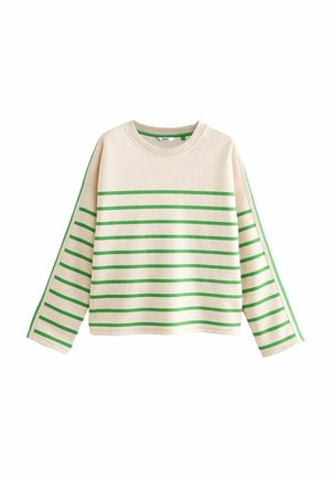 Collegepaita - oatmeal green