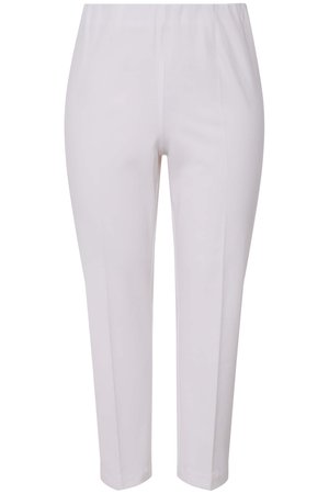 Ulla Popken, PIPING DETAIL - Pantaloni - white