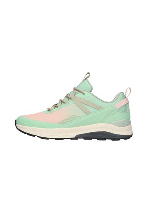 Waldläufer DAMEN LOW SNEAKER H-CHARLIE WATERPROOF 751951-101 GRÜN MINT - Sneaker low - carbon