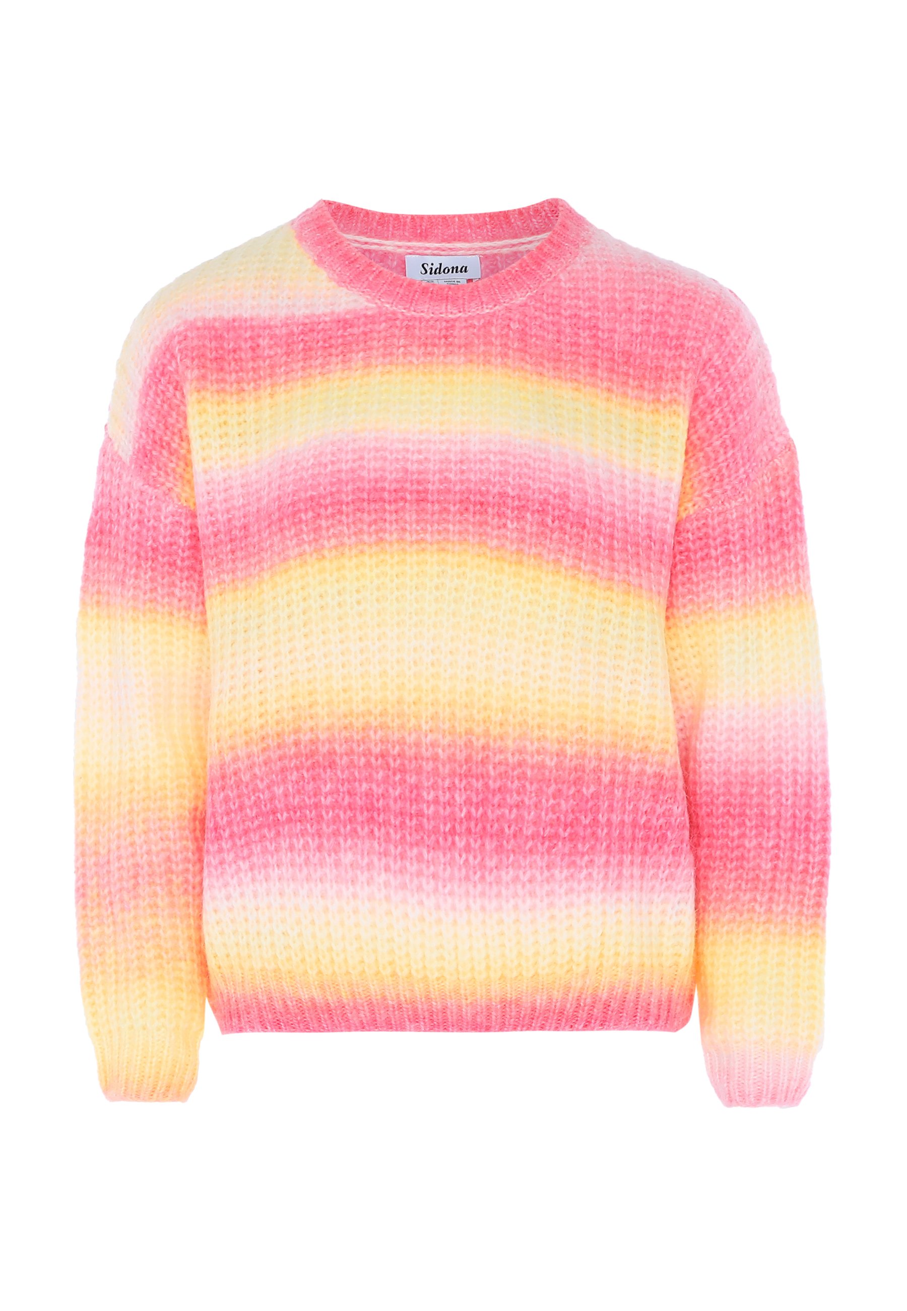 usha CO-BRANDED WITH SIDONA Jumper rosa gelb mehrfarbig/light