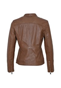 Lee Cooper BLESSY - Veste en cuir - cognac